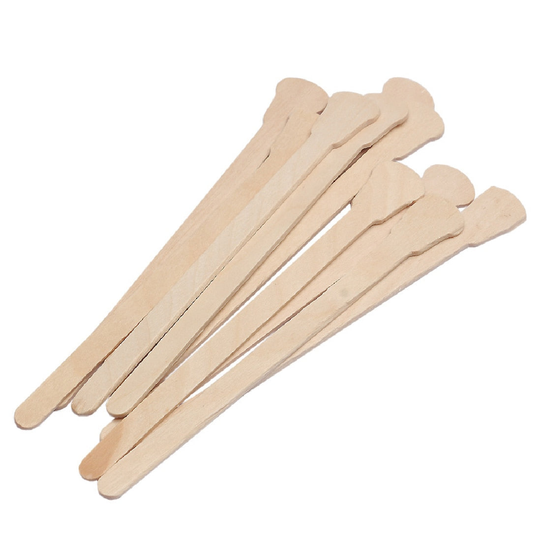 DecBlue Wooden Wax Sticks 500 Pcs Wood Hair Removal Waxing
