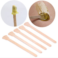 
              Disposable Bamboo Waxing Sticks  Hair Removal Beauty Tool
            