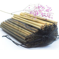 Natural Bamboo Straw Set