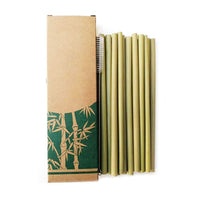 Natural organic bamboo straw