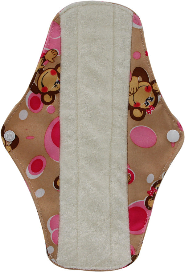 Reusable Sanitary Pads Bamboo Cloth Pads Cartoon Print Women Menstrual