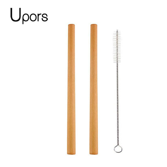 Natural Bamboo Straw Set